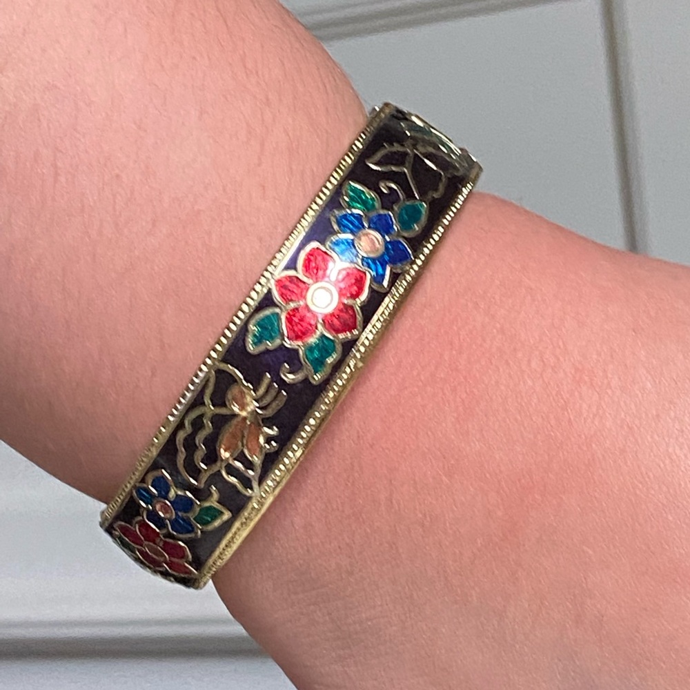 Vintage Cloisonné Bracelet